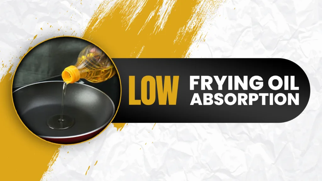 Low oil absorption
