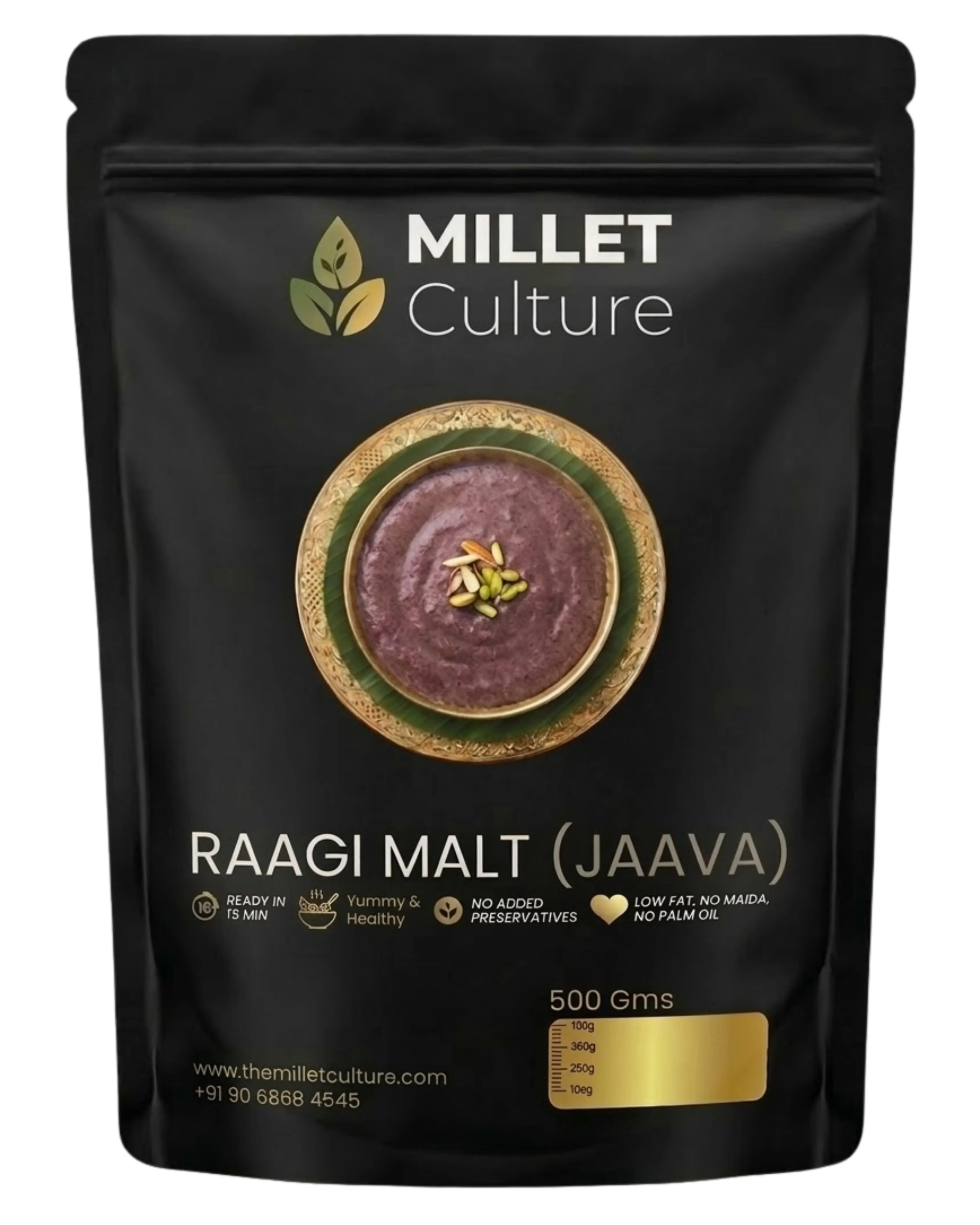 Sprouted Raagi Jaava (Malt)